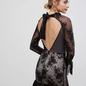 princess polly baby blue dress Black Backless Dresses | Open Back Black Backless Dresses